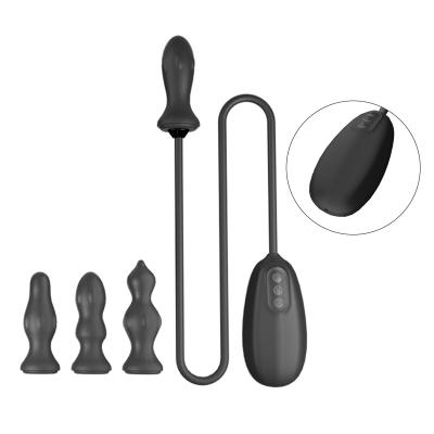 Uliann Inflatable Changeable Rechargeable Anal Set Kits Vibrator